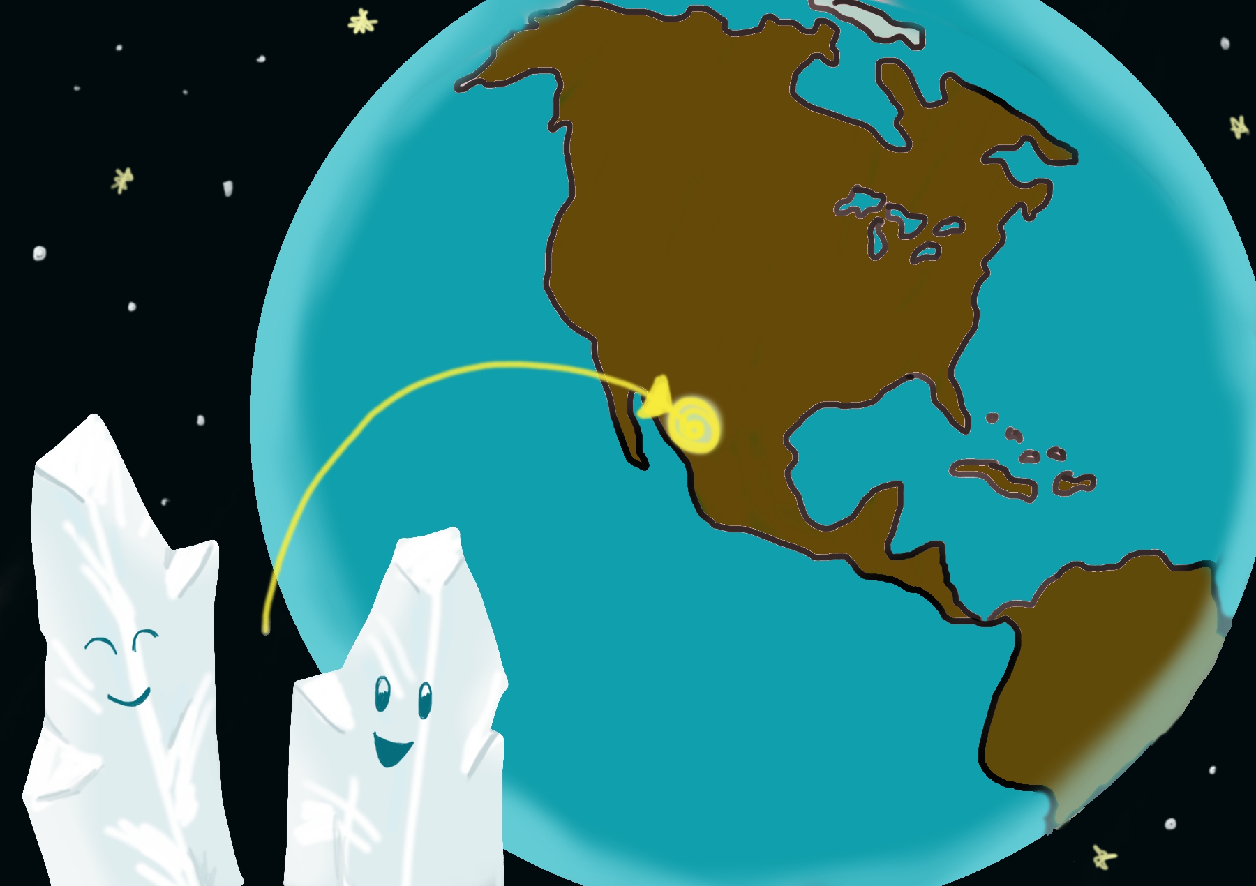 imagen para 1-Naica és a Mèxic del viquilibro Parlem de la cristal·lització a la mina de Naica para niños de 6 a 8 años. Aquí se ve la situación de la mina en el mundo, que está en México. Imagen realizada por CarolGC con la supervi · CarolGC · CC BY-SA 3.0 imagen para 1-Naica és a Mèxic del viquilibro Parlem de la cristal·lització a la mina de Naica para niños de 6 a 8 años. Aquí se ve la situación de la mina en el mundo, que está en México. Imagen realizada por CarolGC con la supervi